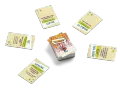 Carte da gioco con scritte come "DELETE", "DOUBLE UP", "PARTY TIME", "LIFELINE" e "NIX", che illustrano le regole del gioco "nome in codice regole".