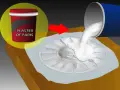 Creazione di stampi fai da te senza silicone: gesso versato in un modello dettagliato.