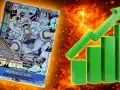 Carta di Monkey D. Luffy, una delle carte One Piece più costose, con grafico in crescita.