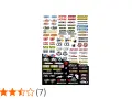 Un assortimento di decalcomania tecnica per moto, con marchi come Shoei, Dunlop, Michelin e Arai, ideale per personalizzare il tuo mezzo.