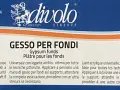 Impasto di gesso e vinavil per fondi, ideale per ogni tecnica pittorica. Si applica a pennello, attende l'essiccazione e si procede con altre stesure se necessario.