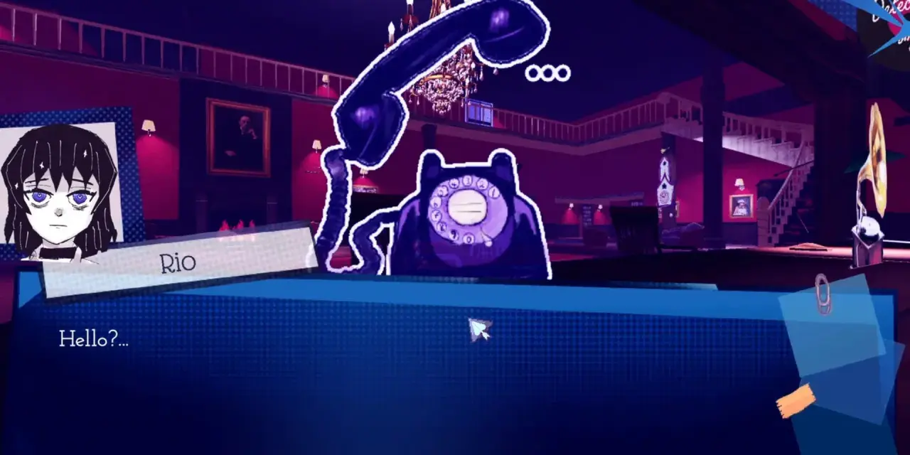 Rio risponde al telefono in una stanza misteriosa. Potrebbe essere un indizio per dei hidden games da stampare?
