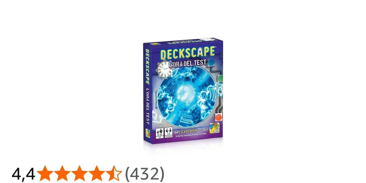 Deckscape L'Ora del Test: una recensione per questa escape room tascabile. Un gioco avvincente per tutta la famiglia.