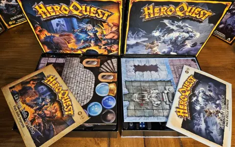 Le espansioni di HeroQuest "La Maga dello Specchio" e "Frozen Horror" pronte per nuove avventure.