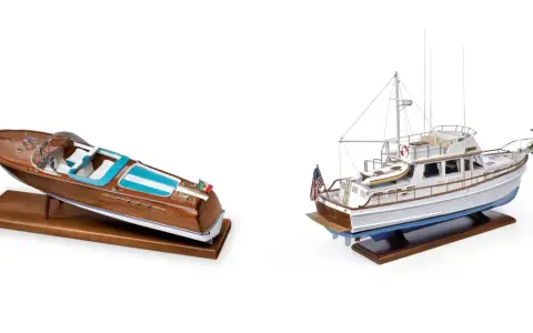 Modelli di barche in legno, un classico per gli appassionati delle migliori marche di modellismo statico.
