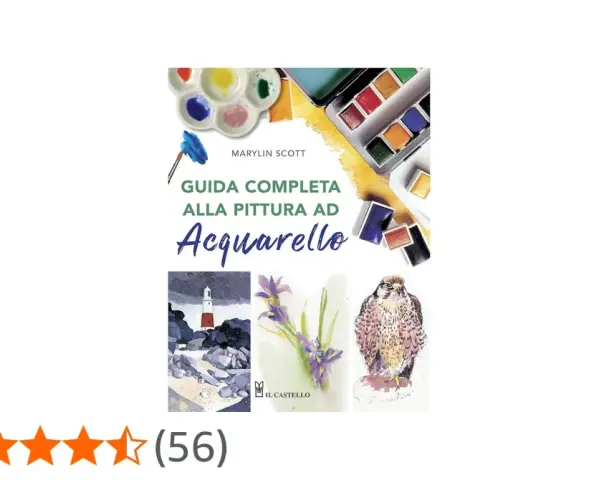 Guida completa alla pittura ad acquerello con tavolozza, colori e pennelli. Impara come dipingere il das con esempi di paesaggi, fiori e un falco.