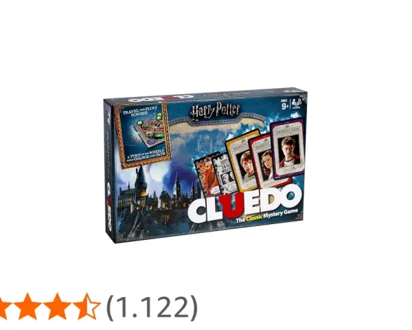 Scatola del Cluedo Harry Potter. Scopri le regole del gioco di mistero ambientato a Hogwarts, con personaggi e luoghi iconici.