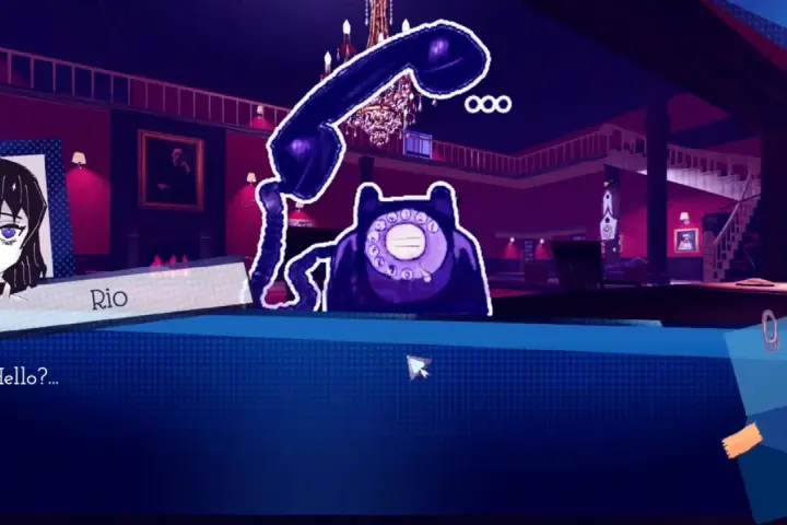 Rio risponde al telefono in una stanza misteriosa. Potrebbe essere un indizio per dei hidden games da stampare?