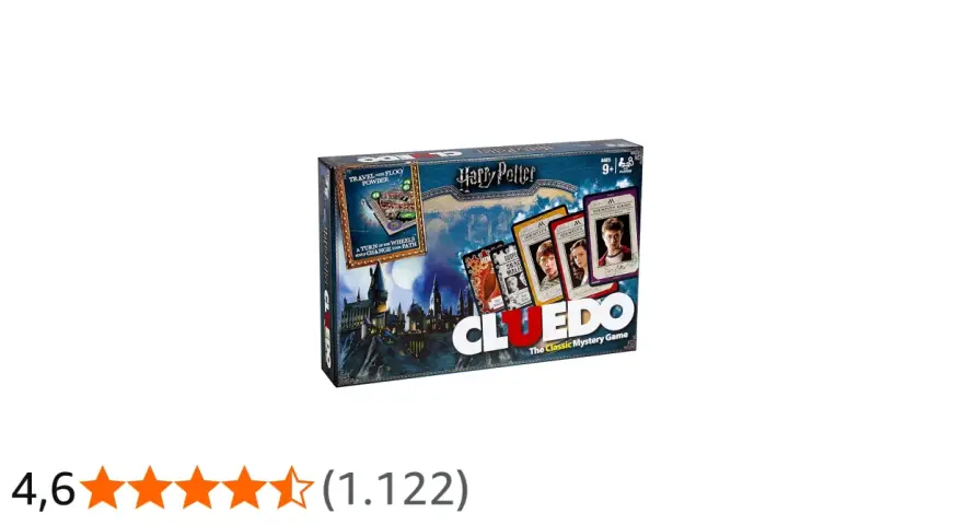 Scatola del Cluedo Harry Potter. Scopri le regole del gioco di mistero ambientato a Hogwarts, con personaggi e luoghi iconici.