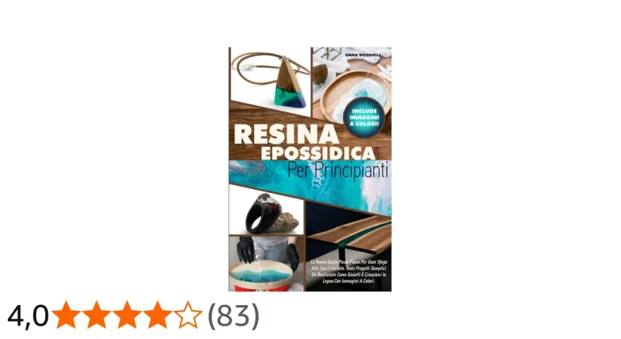 Guida su come si fa la resina per creazioni, con esempi di gioielli e tavoli in legno.